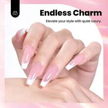 Beetles HEMA-Free Hard Gel For Nails - 9 In 1 Clear & Jelly Nude UV LED Sculpting Gel, Nail Extension & Repair With Flat Brush, High Hardness Manicure For Pros & Women - 1 chiếc thạch hồng không chứa HEMA - Xem 6