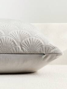 1pc/2pcs Throw Pillow Covers 18x18,Velvet Decorative Couch Pillow Cover Soft Square Cushion Cases For Sofa Bed Car - Light Grey - View 6