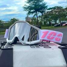 Easypie Selection Motorcycle Goggles Motocross Glasses Off-Road Fashion Glasses For Man MTB ATV Mask Windproof Protection Cycling Racing Goggles Outdoor Sports Ski Goggles, Adult Snow Goggles, Cold Goggles, Ski Mountaineering Goggles, Outdoor Sports Snow Fashion Glasses - A - 查看 16