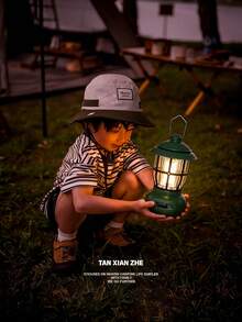 Lampu Kemah LED Luar Ruangan, Lampu Portabel Isi Ulang USB, Lampu LED Retro, Lampu Tenda Perjalanan, Lampu Kemah Portabel, Lampu Memancing - Seperti yang ditunjukkan pada gambar - View 1