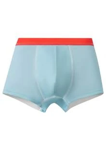 Set de 4 boxers estampados con camiones de ingeniería azules para niños, shorts de ropa interior para niños - Azul y blanco - Ver 5