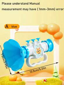 1入組有哨子功能的羊角玩具，有趣的風琴玩具 - 彩色 - 查看 13