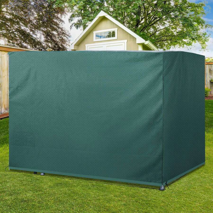 Waterproof Protective Cover With UV Protection, 215x155x150cm, For Furniture And Garden - Dark Green - View 1