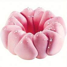 1个单孔向日葵造型慕斯蛋糕硅胶模具，圆形拼接心形花朵造型DIY烘焙工具 - 查看 2