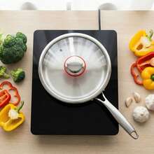 1 pieza Sartén antiadherente de acero inoxidable de 3 capas, apta para todo tipo de cocinas, calentamiento rápido y uniforme, sartén para panqueques, compatible con cocina de inducción, utensilios de cocina, wok, apta para lavavajillas, sartén antiadherente, sartén pequeña, sartén antiadherente con tapa, olla de cocina, sartén con panal, utensilios de cocina modernos, sartén de moda, sartén de alta calidad, utensilios de cocina duraderos, menaje de cocina multifuncional, sartén antiadherente, uso profesional de chef, cocina diaria, hogar y vida, cocina y comedor, utensilios y piezas de cocina - Ver 11