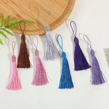 10pcs 13cm Polyester Silk Tassel Mixed Color Bookmarks, Curtain Sewing DIY Handicraft Decorative Hanging Ornaments - Tassels - View 5