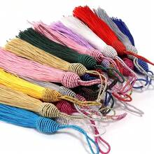 10pcs 13cm Polyester Silk Tassel Mixed Color Bookmarks, Curtain Sewing DIY Handicraft Decorative Hanging Ornaments - Tassels - View 11