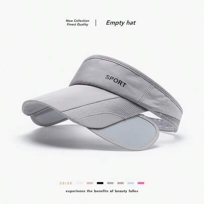 1 pieza Sombrero de golf, Gorra de visera para deportes al aire libre en verano, Gorra con protección UV