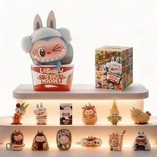 POP MART LABUBU, Random Blind Boxes, Supermarket And Convenience Store Decorations, Cute Cartoon Characters, Suitable For Scene Decoration, Home Decor, Exquisite Gifts And Family Collections