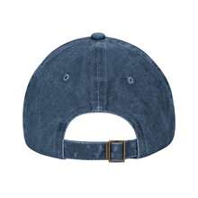 New York Knicks Logo  Vintage Baseball Cap, Washed Denim Adjustable Size, Casual Headwear | Denim Fabric Hat, Unisex Gifts - Màu xanh hải quân - Xem 4