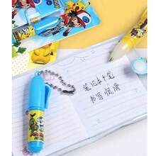 pokemon 2/4/8 piezas Cuaderno de Bolsillo de Monstruos de Bolsillo con Bolígrafo, Bloc de Notas de Espiral, Regalo de Estudiante, Adecuado para Vacaciones, Fiestas, Regalos Pequeños (Bolígrafo y Cuaderno son una Combinación Aleatoria) - Multicolor - Ver 3