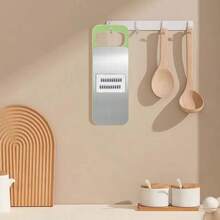 Multi-Functional Stainless Steel Slicer, Household Kitchen Vegetable Cutter, Coarse & Fine Julienne Slicer, Potato Grater, Cucumber Shredder - Fresh Green - View 5