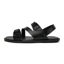 Men's Summer New Soft Bottom Non-Slip Casual Beach Sandals, Lightweight Soft Bottom Beach Slippers - Black - View 4