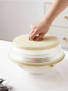 1个微波炉折叠防溅盖，耐热食品加热防油盖，多功能折叠冰箱食品保鲜盖，易于收纳，多种尺寸和颜色可选 - 彩色 - 查看 7