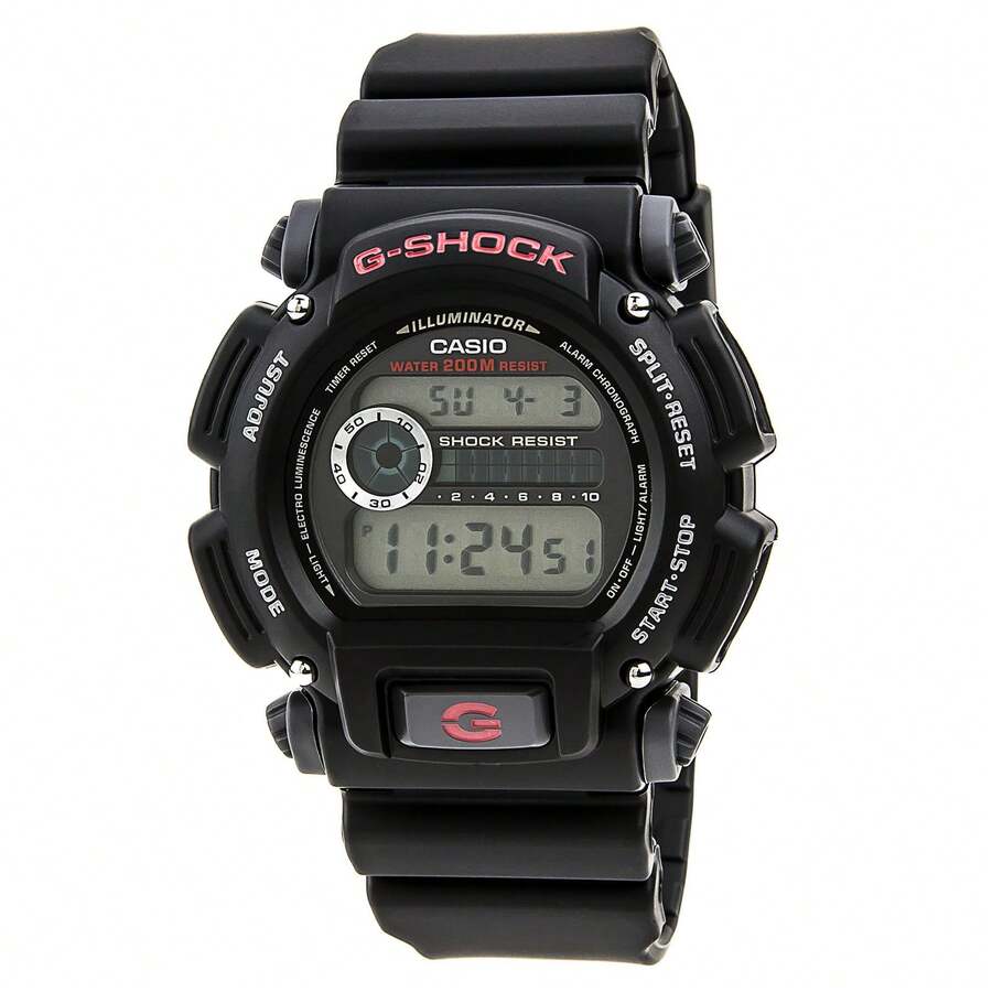 Casio DW9052-1 Men's G-Shock Digital Alarm Shock Resistant Watch - màu đen - Xem 1