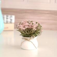 1pc/2pcs Spring Mini Artificial Plant Potted, Home Decor Fake Flowers, Decoration For Dining Table/Desk/Vanity - MultiWarna - View 10