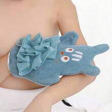 Bông tắm tẩy tế bào chết mềm mại cho trẻ em, dịu nhẹ cho da, tạo bọt tốt, thiết kế hoạt hình dễ thương cho bé tắm. - Nhiều màu - Xem 6