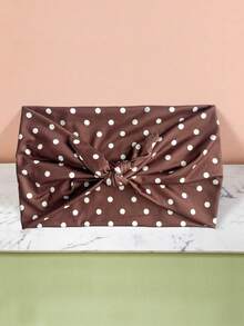 1条全新纯色蝴蝶结波点宽发带，适合日常、节日、运动等场合，防滑透气，弹性运动发带，日常及节日礼物，夏季发饰，沙滩发带，度假吸汗带 - 彩色 - 查看 17