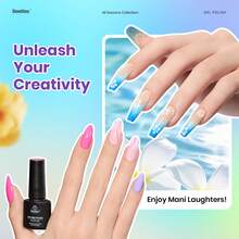 Beetles 55 Colors Spring Gel Nail Polish Set - Vibrant Holiday Kit With Base, Glossy & Matte Top Coat, UV LED Soak Off, Red Brown Pink Green Blue, Easter Gifts For Women - 55 Colors Vibrarnt Holiday - 查看 3