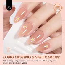 Beetles White Gel Nail Polish -1PC 15ml White Spring Colors Gel Polish - Nude-Warm Sand Whispers - 查看 6