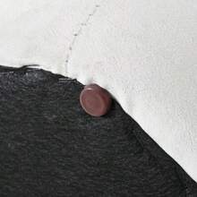 Luxurious Set Of Two Nesting Velvet Stools, 4-In-1 Function, Round Storage Stool With Wooden Shelf, No Assembly Required, Beige (58 Cm X 58 Cm X 38 Cm) - Beige - View 6