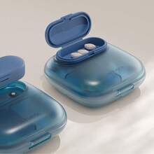 Hộp đựng thuốc mini di động, phù hợp cho ba bữa ăn mỗi ngày, hộp đựng thuốc nhỏ gọn, hộp đựng viên nang, thuốc men, thực phẩm chức năng tiện dụng. - Hộp đựng thuốc nhỏ cầm tay có chắn sáng - có thể tháo rời từ tính - Xem 19