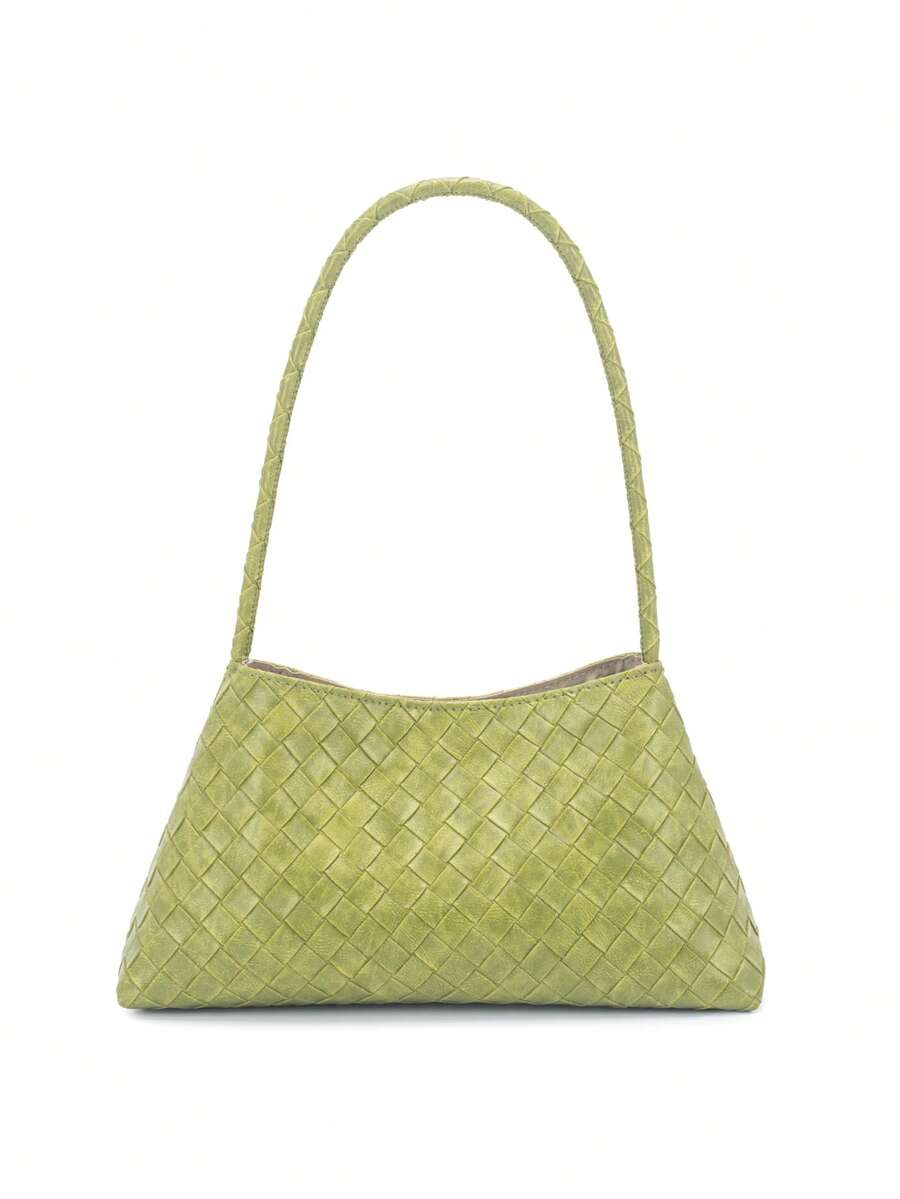 Summer Woven Underarm Handbag For Women, New Arrival High-End Versatile Retro Tote Shoulder Bag, Fashionable Beach Bag, Niche Design