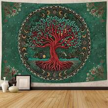 Moth Tapestry Boho Mushroom Hippie Skull Wall Tapestry For Bedroom Aesthetic Vintage Floral Plant Moon Phase Small Tapestries Wall Hanging For Dorm Living Room Decor - 2 - 查看 11