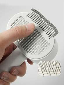 二合一猫狗美容刷，轻松清洁宠物，有效去除宠物毛发，方便易用。宠物美容刷、猫刷、漂浮刷、宠物护理按摩刷，适用于猫狗，去除毛发缠结和脱落的毛发。猫刷、宠物去毛工具、狗刷、快乐小狗刷 - 彩色 - 查看 11