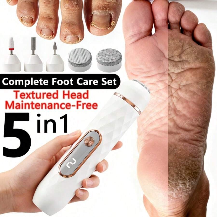 Máy mài gót chân điện, dụng cụ loại bỏ chai sạn, dụng cụ làm móng tay cầm tay - Nhiều màu - Xem 1