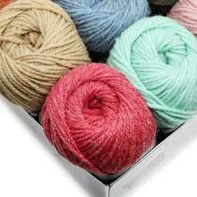 Worsted Middle Thick Thread Blended Soft Baby Merino Wool Yarn Yak Cashmere For Hand Knitting By 3.5 Mm Crochet Needle 100g/Ball - Pink - View 8