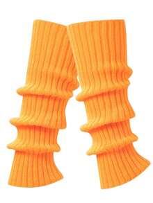 Women's Comfortable Over-The-Knee Leg Warmers - Ribbed Knit Design For Warmth, Suitable For Dancing, Casual Wear And Cold Weather - Multicolor - View 15