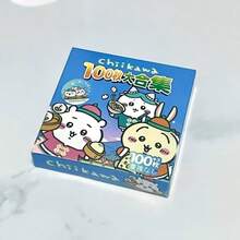 100 Stück/Box süße japanische Anime-Stil hochwertige dekorative Aufkleber, wasserfest und langanhaltend, ideal als kleine Geschenke für Fans, Familie und Freunde, Frauentag, Valentinstag, Ostergeschenke - Verschiedenfarbig - Übersicht 3