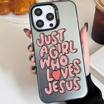 标语羽毛雪纺手机壳，简约英文文字设计，兼容 11、12、13、14、15、16 系列、14 Pro Max、15 Pro Max、16 Pro Max、16 Pro XS、XS Max、XR，简约个性化节日礼物，送给家人和朋友