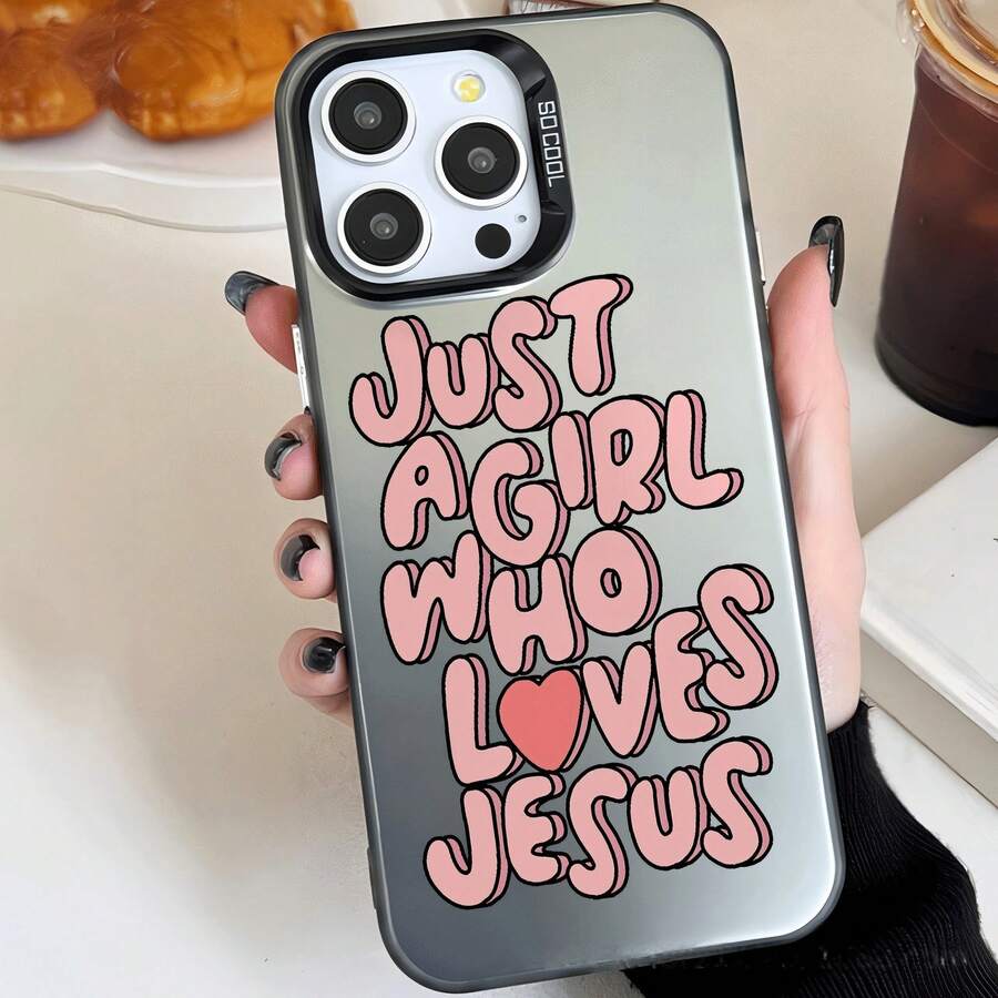 标语羽毛雪纺手机壳，简约英文文字设计，兼容 11、12、13、14、15、16 系列、14 Pro Max、15 Pro Max、16 Pro Max、16 Pro XS、XS Max、XR，简约个性化节日礼物，送给家人和朋友 - 灰色 - 查看 1