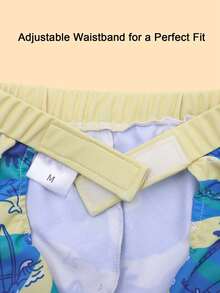 1pc Durable & Comfortable Dog Swimming Trunks - Quick Dry, Adjustable Waist Shorts With UV Protection Function, Suitable For Beach, Pool And Outdoor Activities - Multicolor - View 10