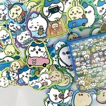 100 Stück/Box süße japanische Anime-Stil hochwertige dekorative Aufkleber, wasserfest und langanhaltend, ideal als kleine Geschenke für Fans, Familie und Freunde, Frauentag, Valentinstag, Ostergeschenke - Verschiedenfarbig - Übersicht 5