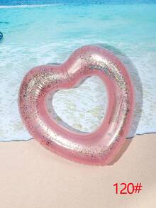 1 pieza Anillo inflable de natación transparente con forma de corazón, adecuado para adultos, fiesta en la piscina y ocio en la playa, regalo para despedida de soltera, decoración de boda, esenciales de playa, accesorios de playa, flotador de piscina - Donación de amor - Ver 12