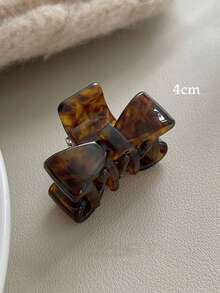 Acetate Bow Claw Clip Half-Up Hair Claw Women's Back Of Head Hair Clip Small Hairpin High-End Headwea - Multicolor - View 13