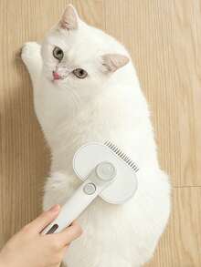 二合一猫狗美容刷，轻松清洁宠物，有效去除宠物毛发，方便易用。宠物美容刷、猫刷、漂浮刷、宠物护理按摩刷，适用于猫狗，去除毛发缠结和脱落的毛发。猫刷、宠物去毛工具、狗刷、快乐小狗刷 - 彩色 - 查看 12