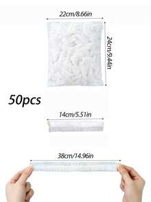 50/100/200pcs Transparent Plastic Lids, PE Film, Plastic Bowl Covers, Leftover Covers, Dust-Proof Bread Covers, For Snacks, Dried Fruits, Cereals, Keeps Food Fresh, Kitchen Supplies, Prep Before Meals, Fridge Decor, Kitchenware, Home Decor, Suitable For Outdoor, Camping, Back To School - Multicolor - View 14