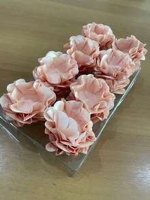 Flower-Shaped Candy Cups Set For Fine Sweets, 40/80 Units – Sahara Color – Elegant Decoration For Weddings And Birthdays. - 查看 3