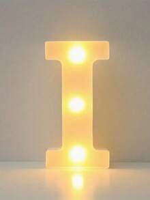 1件白色字母燈，電池供電，16/21cm暖白色LED燈，26個英文字母LED燈，嬰兒房裝飾夜燈，兒童臥室桌面床頭裝飾燈，家居裝飾，情人節LED裝飾燈，家庭派對房牆面裝飾，適用於室內、臥室、客廳、房間、辦公室、派對裝飾、婚禮、情人節、婚禮日、派對裝飾、生日派對、家庭聚會派對、嬰兒房裝飾燈，完美的節日禮物 - 暖白光 - 查看 46