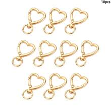 10/20pcs Heart Shape Key Ring, Durable Keychain & Bag Hanging Supplies - Heart-shaped Keychain - View 9