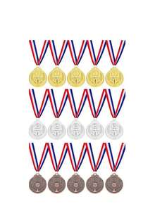 15枚编号奖牌、比赛训练冠军和卓越徽章 - 彩色 - 查看 2