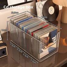 1 hộp đựng đồ trong suốt, thích hợp để đựng CD, mỹ phẩm, sơn móng tay, nước hoa, thắt lưng, làm kệ sách, ngăn tủ quần áo, dùng cho bàn trang điểm, phòng ngủ, phòng tắm, văn phòng, trang trí phòng ngủ, phù hợp cho cả nam và nữ, trang trí mùa thu. - Nhiều màu - Xem 10