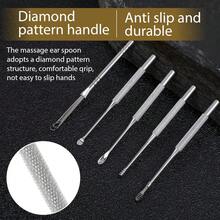 Ear Pick Earwax Removal Kit, 5 Pcs Stainless Metal Ear Cleaning Tool Set With Ears Spoon & Spiral Spring Ear-Curette Remover Tool For Adults Reusable Ears Cleaner Kit - 預設 - 查看 6