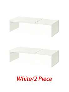 [Popular Choice] 1pc/2pcs/Expandable Kitchen Organizer Rack, Plastic Countertop Cabinet Organizer With Adjustable Divider Shelves For Spices And Cookware Storage, No Assembly Required, Tiered Shelf, Utensil Rack - Multicolor - View 13