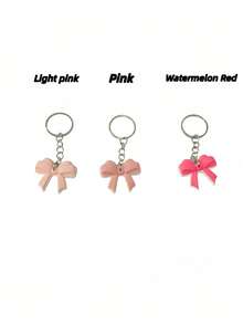 1支蝴蝶结图案中性0.5mm圆珠笔，学习办公用品，优质按压式圆珠笔，学生及女生礼物笔，可爱粉色蝴蝶结设计，返校必备，小派对礼品 - 多色 - 查看 11