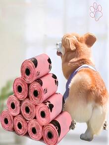 150pcs/10rolls Extra Thick Polyethylene Dog Waste Bags, Leak-Proof Pet Cleanup Trash Bags, Heavy Duty - View 4